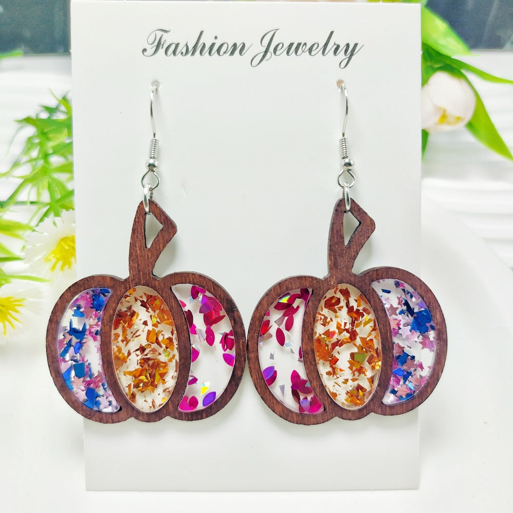 Wholesale Musical Note Acrylic Drop Earrings Fashion Accessory for Women Gift
