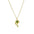 Wholesale Cute little zircon flower pendant necklace