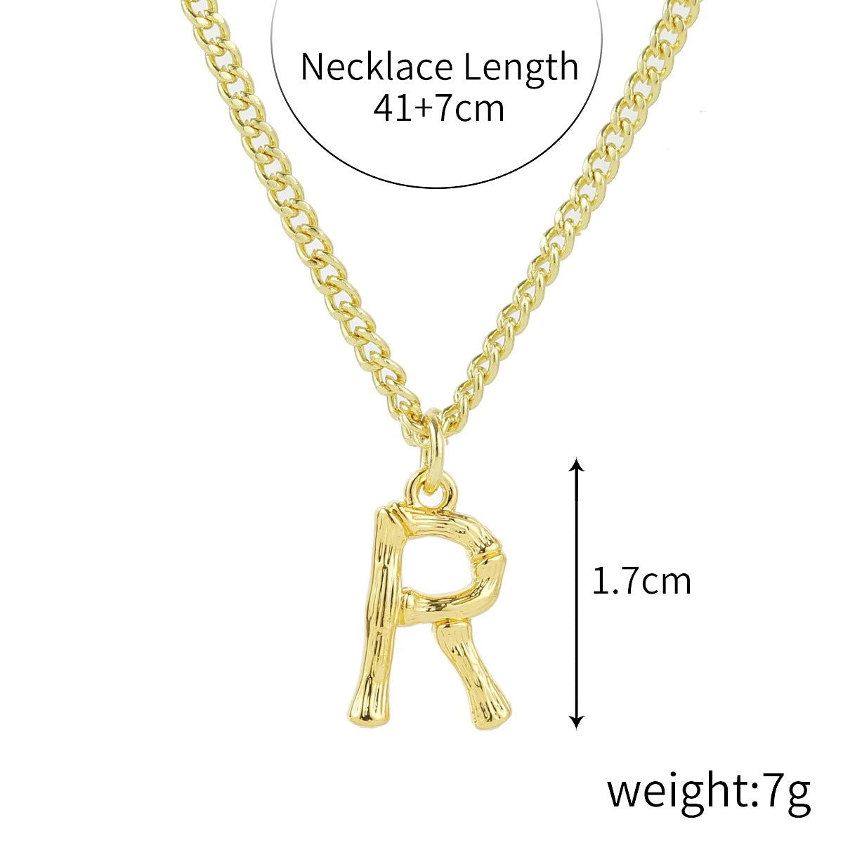 Wholesale  Love Letter Necklace 26 English  Zinc Alloy Necklaces