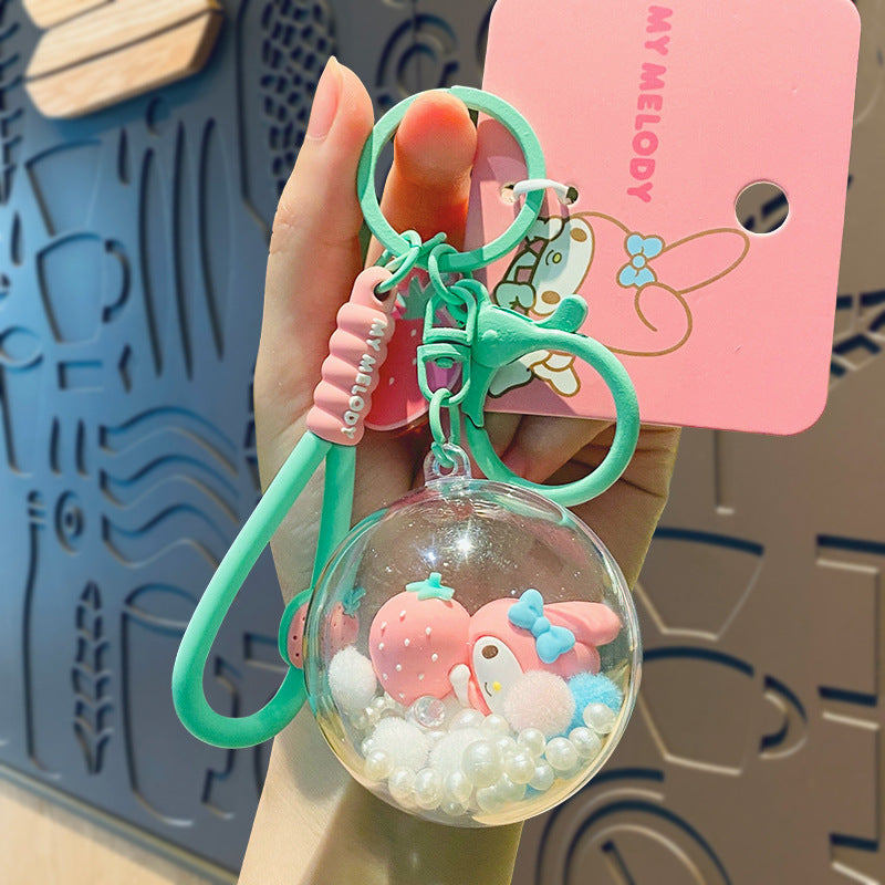 Wholesale Cartoon Cute Silicone Keychains ACCVIP-KC-HongLei002