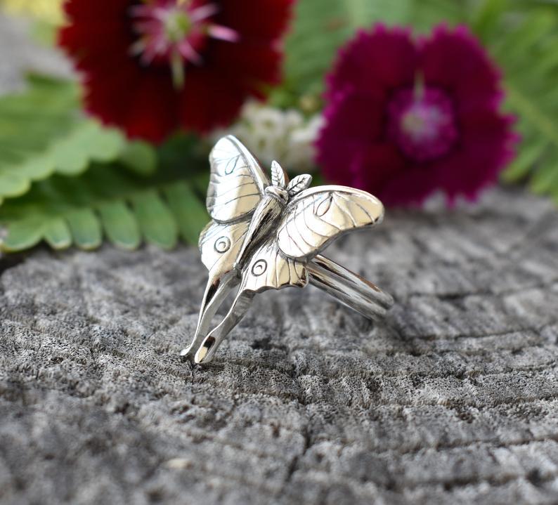 Wholesale Geometric alloy plating Vintage Butterfly Ring