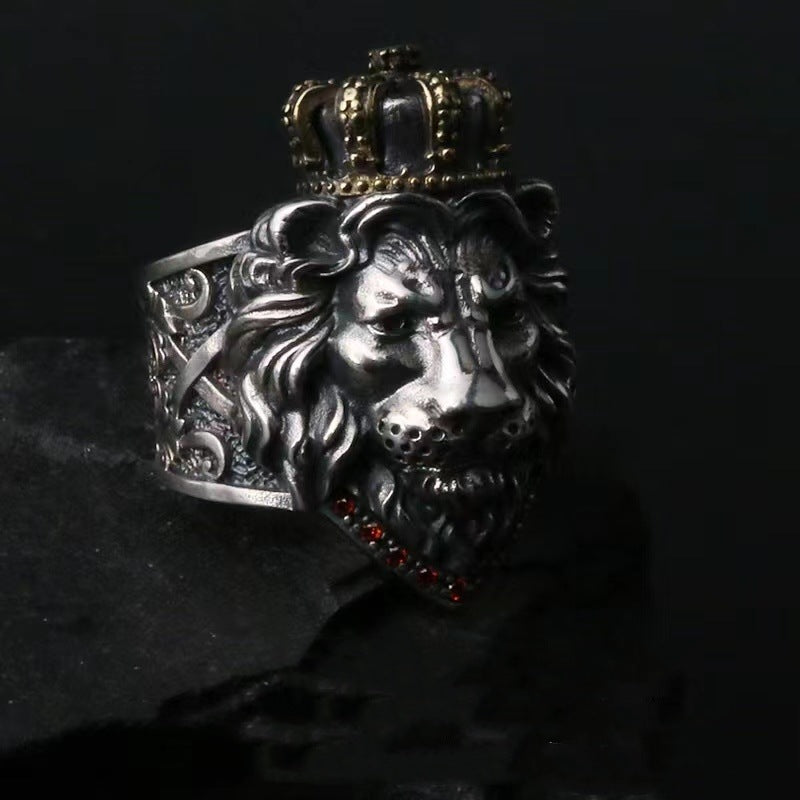 Wholesale Crown Zircon Opening Adjustable Rings