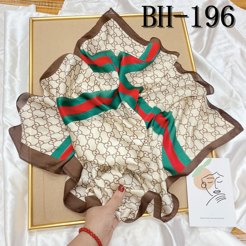 Wholesale Hangzhou Silk Spring Autumn f Women' s Shawl f 70cm Square f Gift Silk