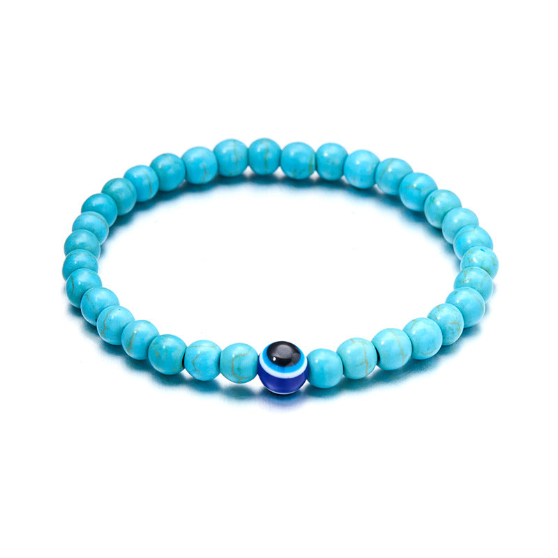 Wholesale 6mm Evil Eye Bracelet ACC-BT-FanYou007