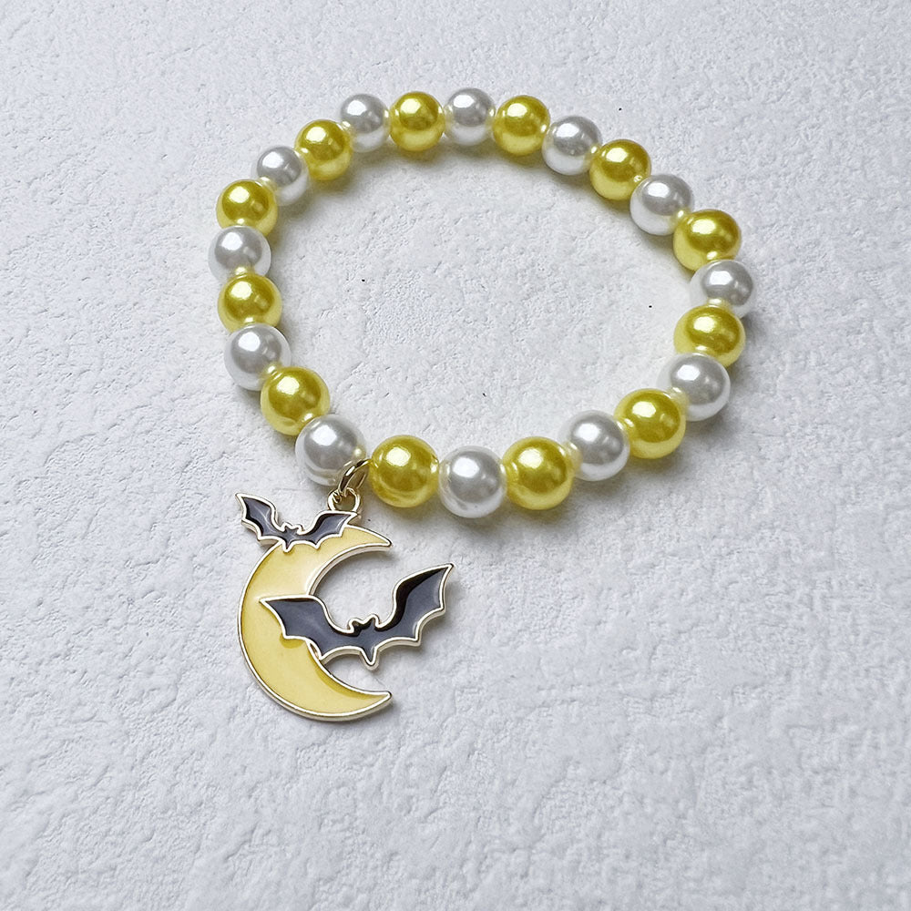 Wholesale Halloween Pumpkin Acrylic Bracelet ACC-BT-Nanh012