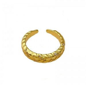 Wholesale Metal Opening  Retro  Ring