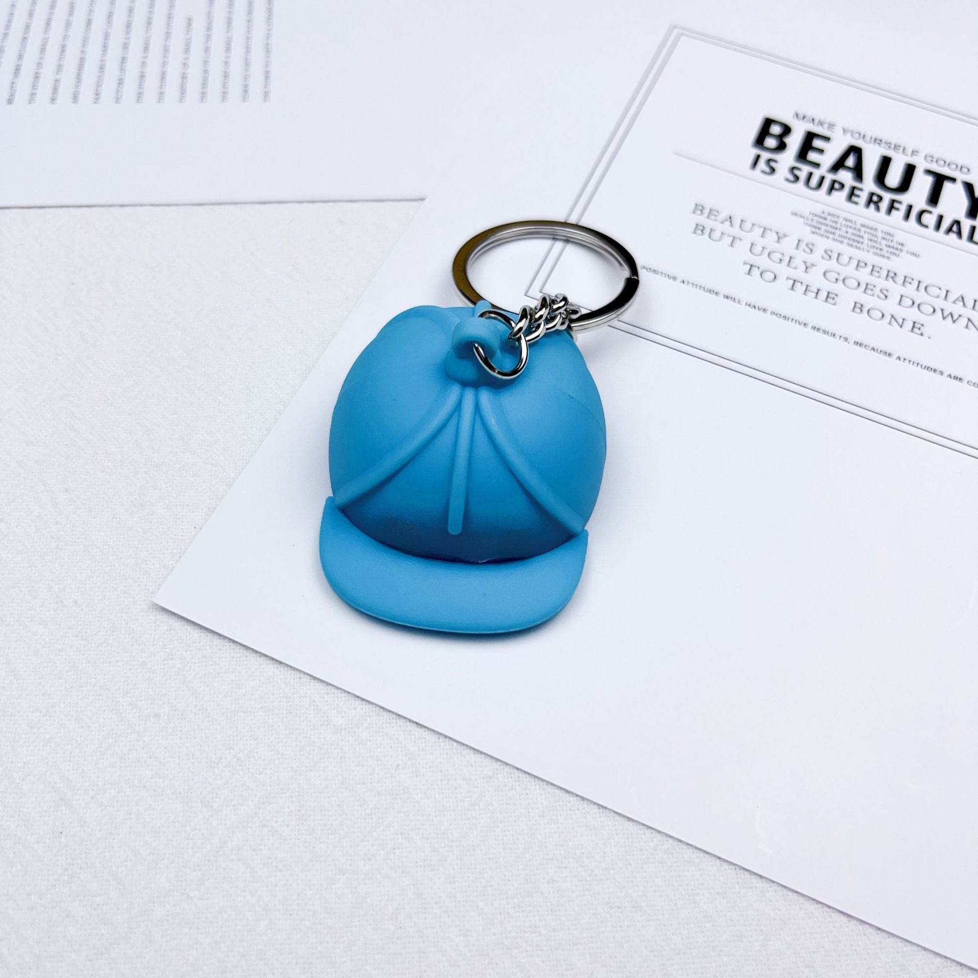 Wholesale silicone cartoon hat keychain