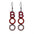 Wholesale  Diamond-Encrusted Zinc Alloy Cat Pumpkin  Web Skull Earrings