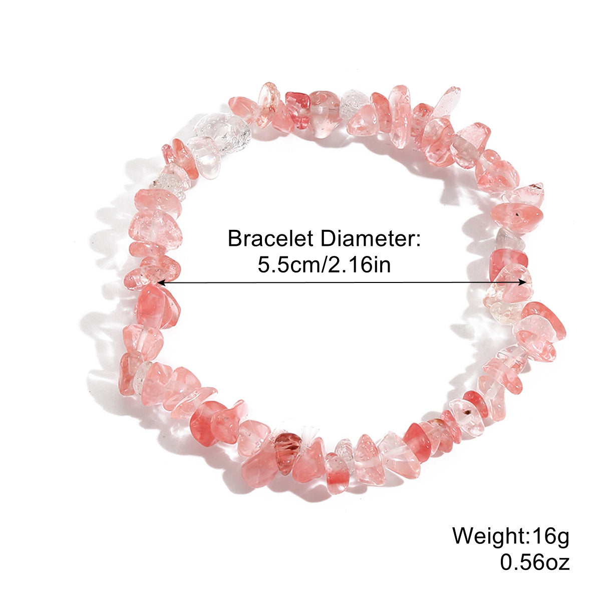 Wholesale  Bohemian colored gravel bracelet