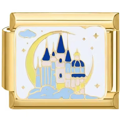 Wholesale Italian Charm Bracelet 9mm DIY  Zircon Starfish Bat Butterfly  Creative Stainless Steel Composable Bracelet