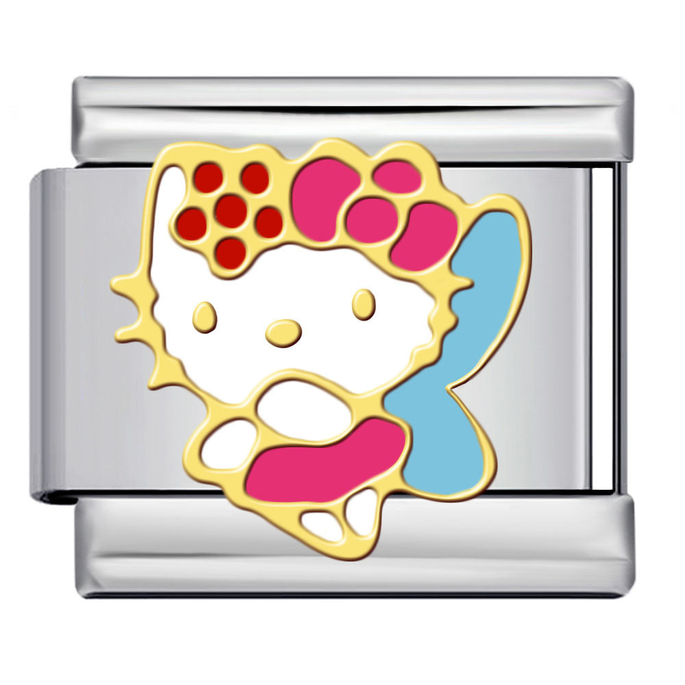 Wholesale 9mm Italian Charm Starter Bracelets DIY square Single Section Creative Stainless Steel Composable Bracelet