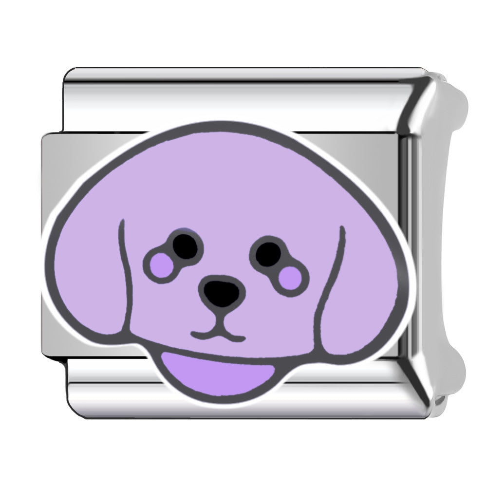 Wholesale  Italian Charm Bracelet 9mm DIY pet dogs Creative Stainless Steel Composable Bracelet