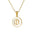 Wholesale hollow Stainless Steel metal 26 English letter necklace