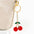 Wholesale Cherry Keychain  Flash Cherry Keychain