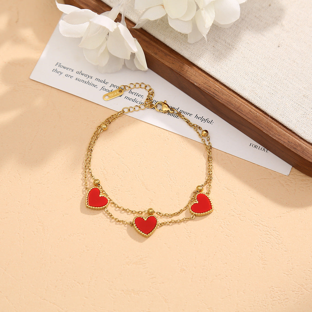 Braccialetto d'amore che non sbiadisce all'ingrosso