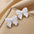Wholesale 10pcs zinc alloy flocking bow earrings