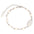 Wholesale White Pearl  Love Diamond Ring Pink  Beads Woven Bracelet
