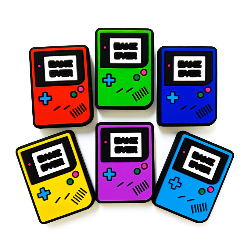 Wholesale 10pcs Cartoon Handle Game Console Silicone Beads Focal Beads DIY Bead Pen Accessories ACC-BDS-WDX213