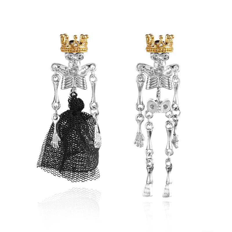 Wholesale  Skeleton Ghost Bride Earrings