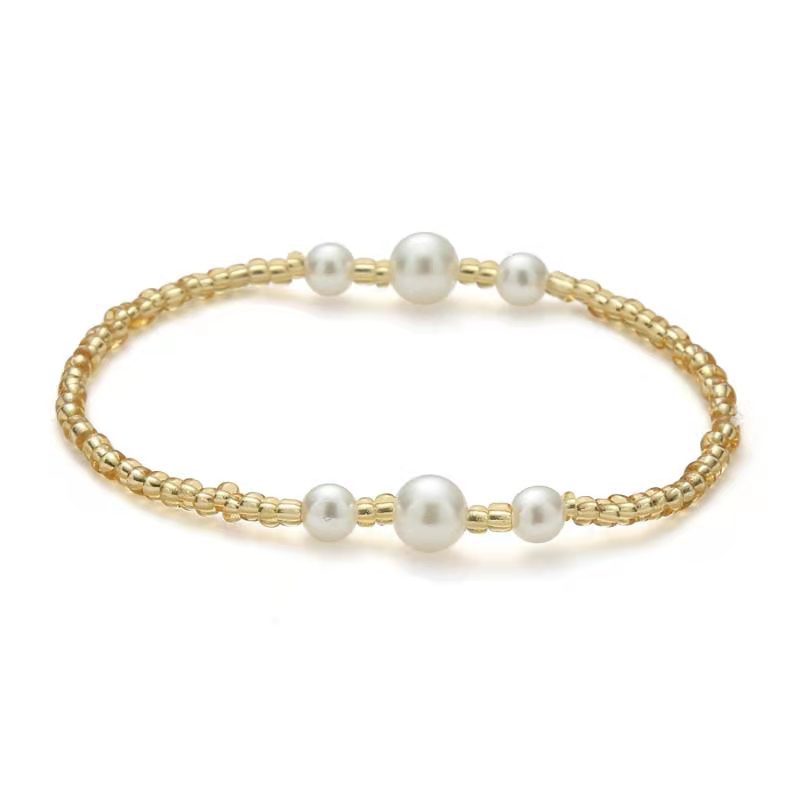 Wholesale  Bohemian Rice Bead Anklet
