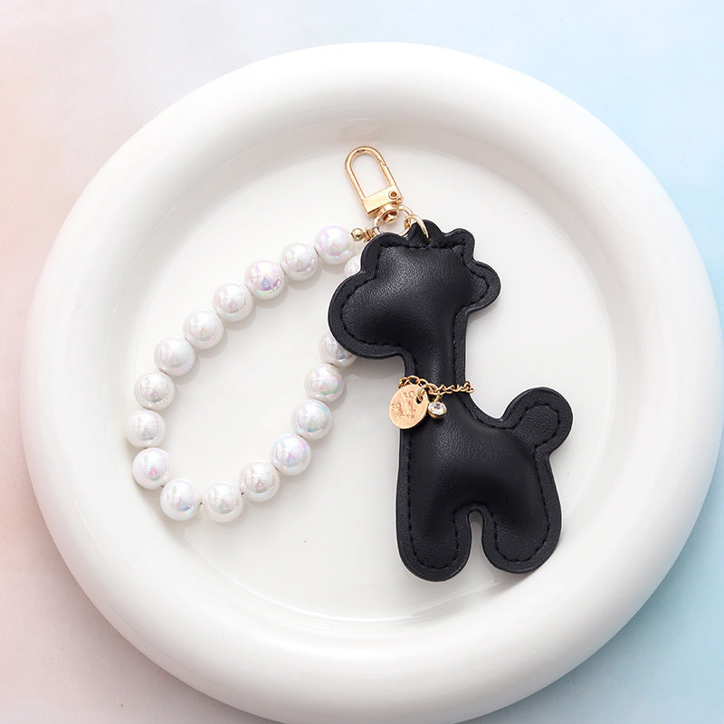 Wholesale Mermaid Beaded Deer Pendant Keychains ACC-KC-GeLian006