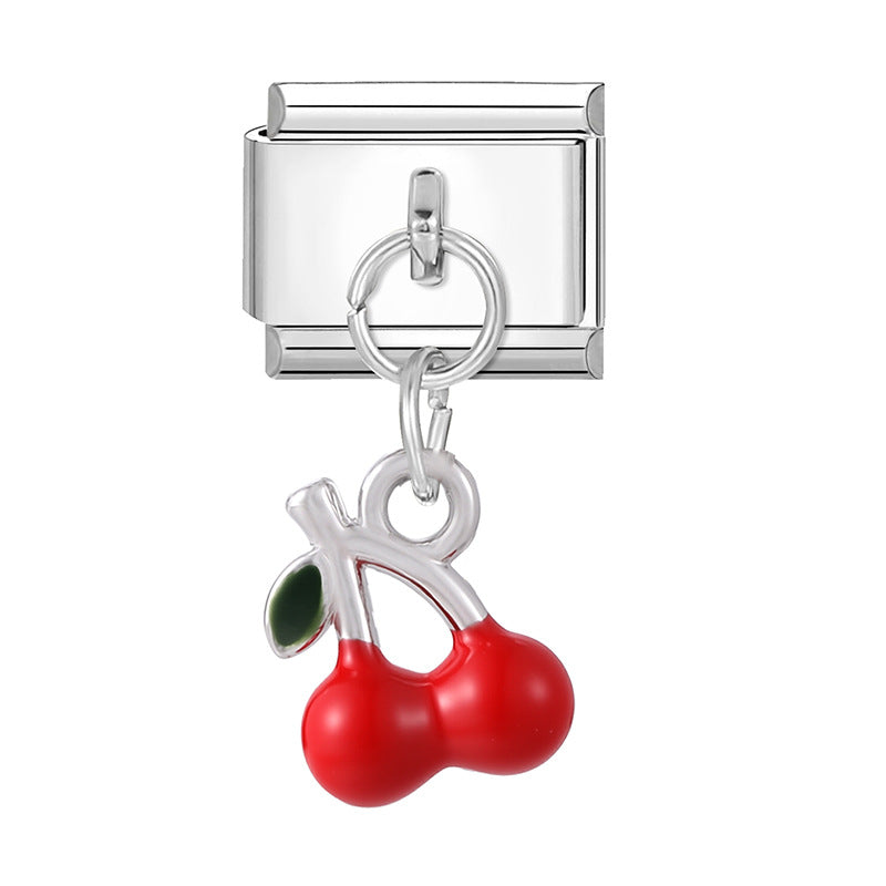 Wholesale  Italian Charm Bracelet 9mm DIY Splicing Cute Creative Stainless Steel Composable Bracelet