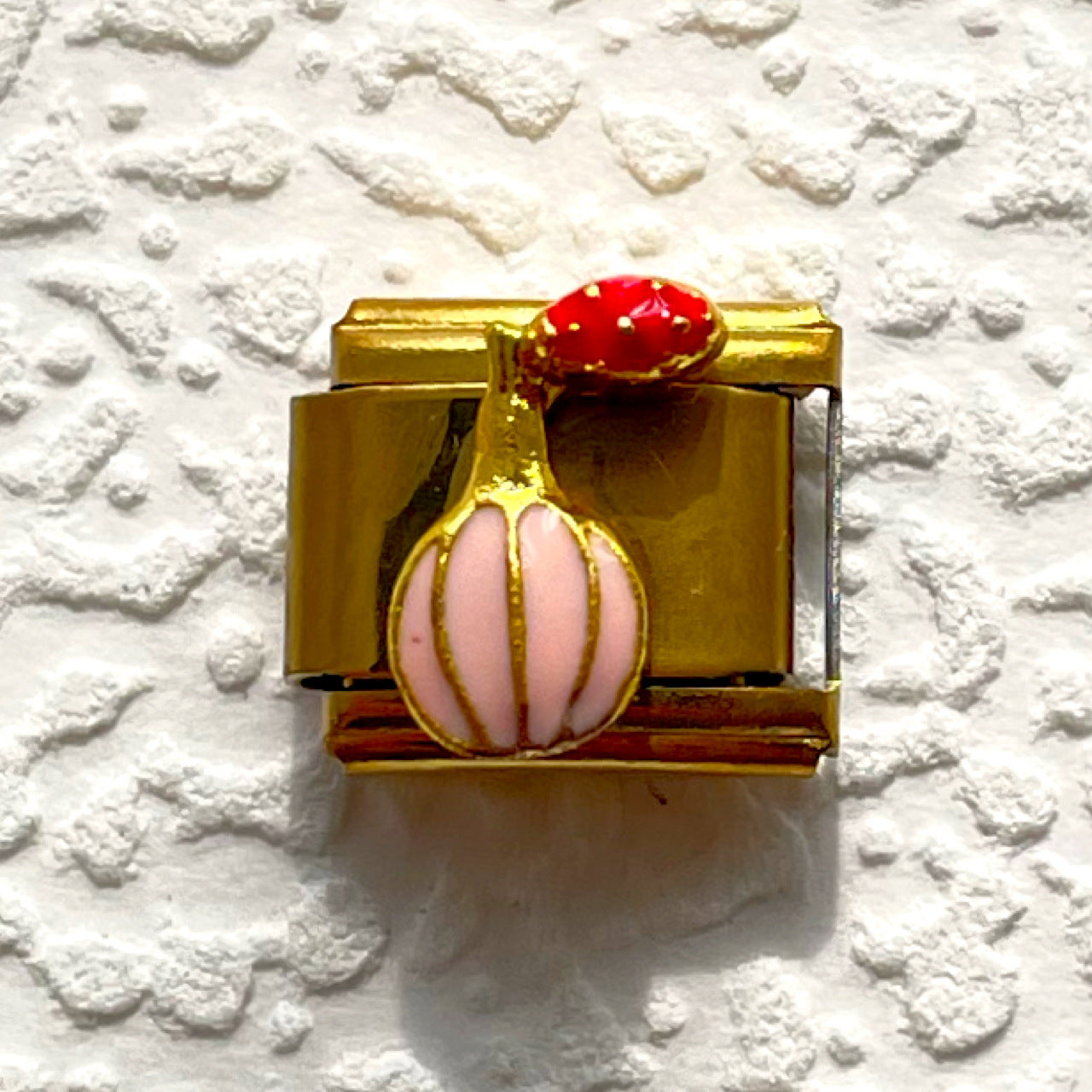 Wholesale 5pcs Italian Charm Bracelet 9mm DIY Splicing Gold Base Dice Series Stainless Steel Composable Bracelet