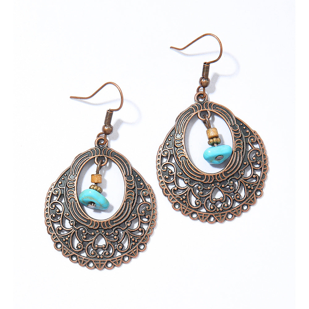 Wholesale Bohemian Tribal Ethnic Style Earrings for Holiday Travel Fashion Accessory