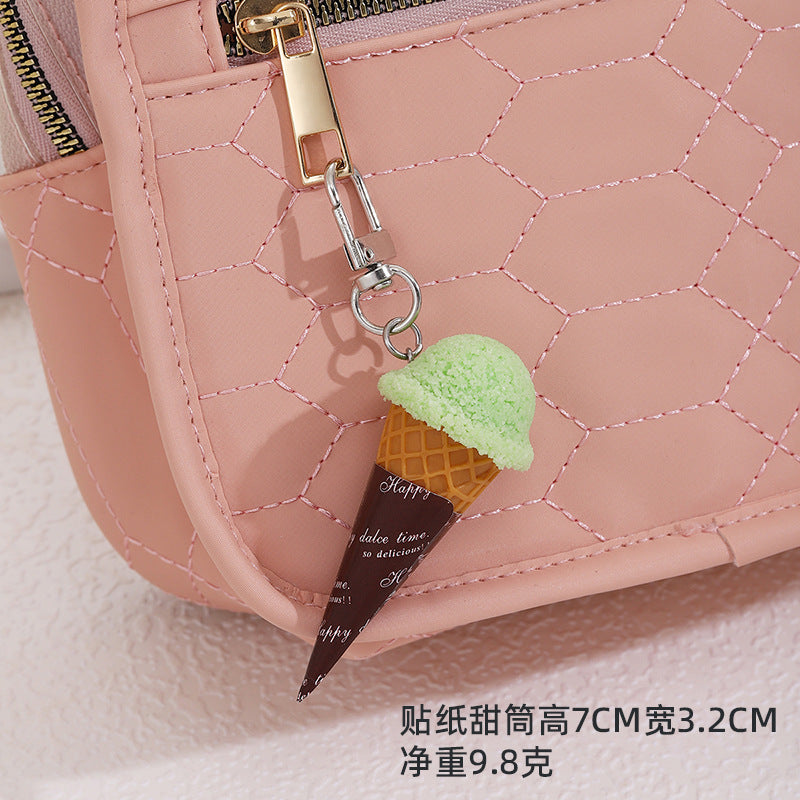 Wholesale Creative ice cream keychains