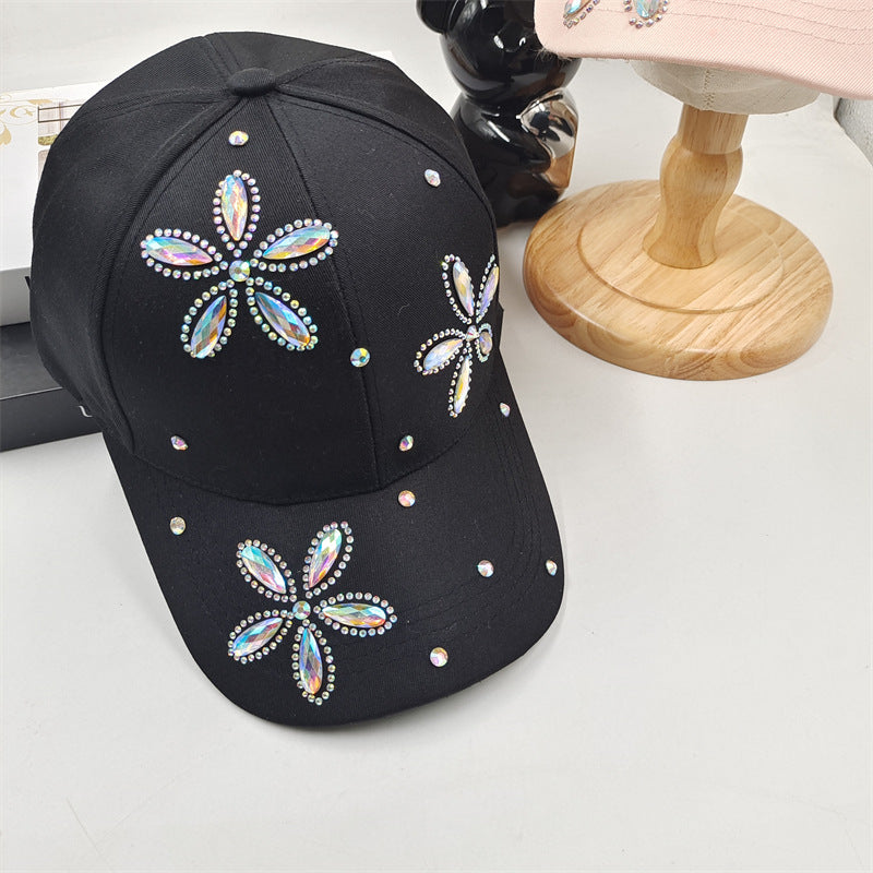 Wholesale Colored Diamond Peaked Baseball Cap ACC-HT-Daod003