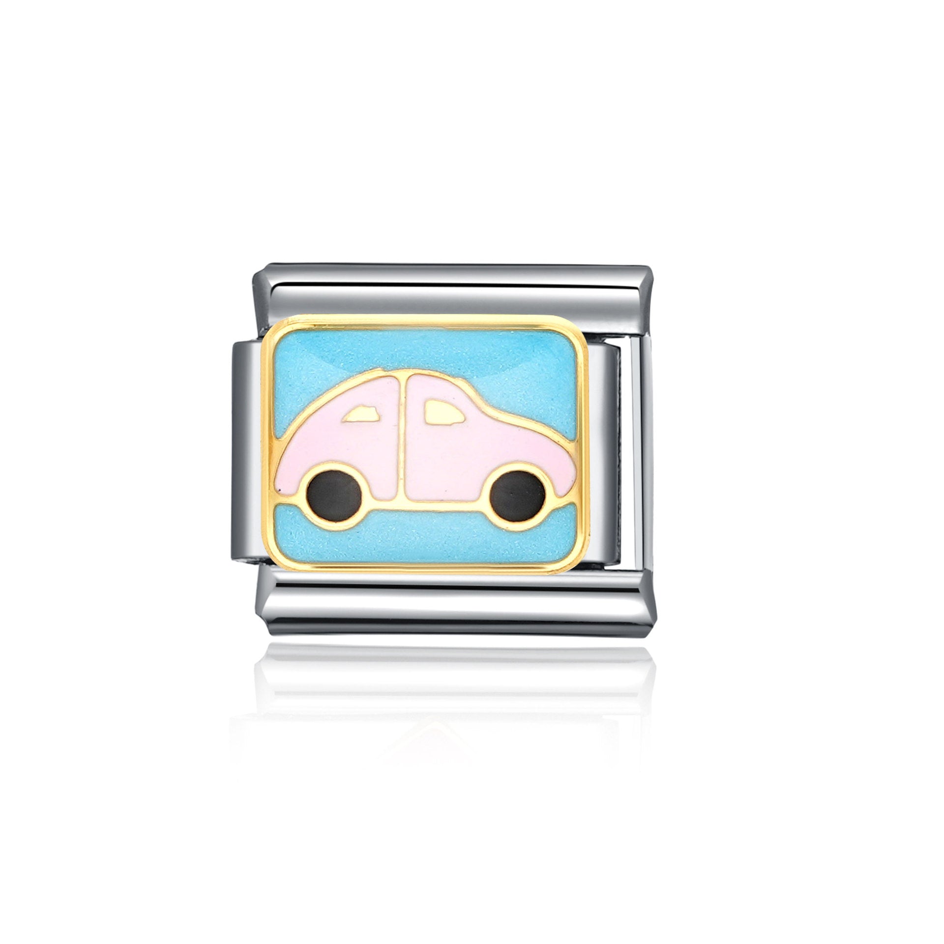 Bracelet de charme italien en gros de 9 mm d'animal d'épissage et de planable en acier inoxydable