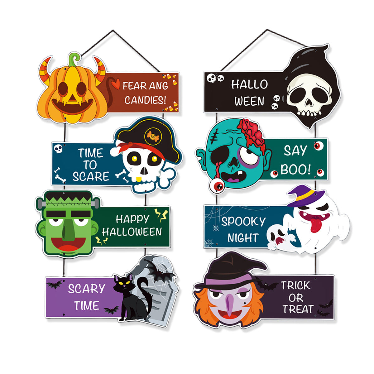 Wholesale  party courtyard bar ghost festival door hanging decoration