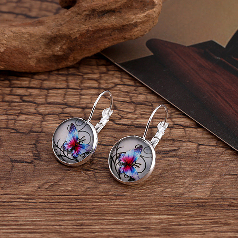 Wholesale Chrysanthemum Tree of Life Turtle Butterfly Earrings