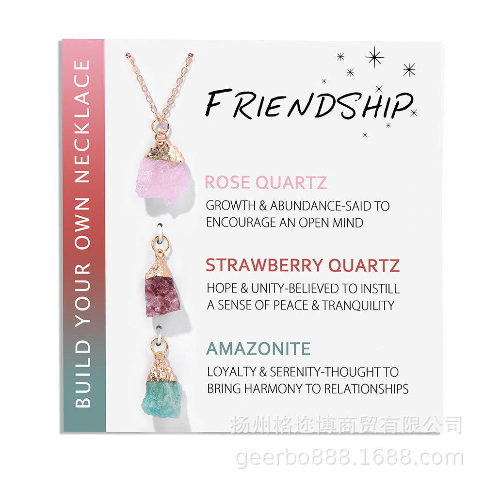 Wholesale Natural Crystal Pendant Necklaces ACC-NE-GEB002