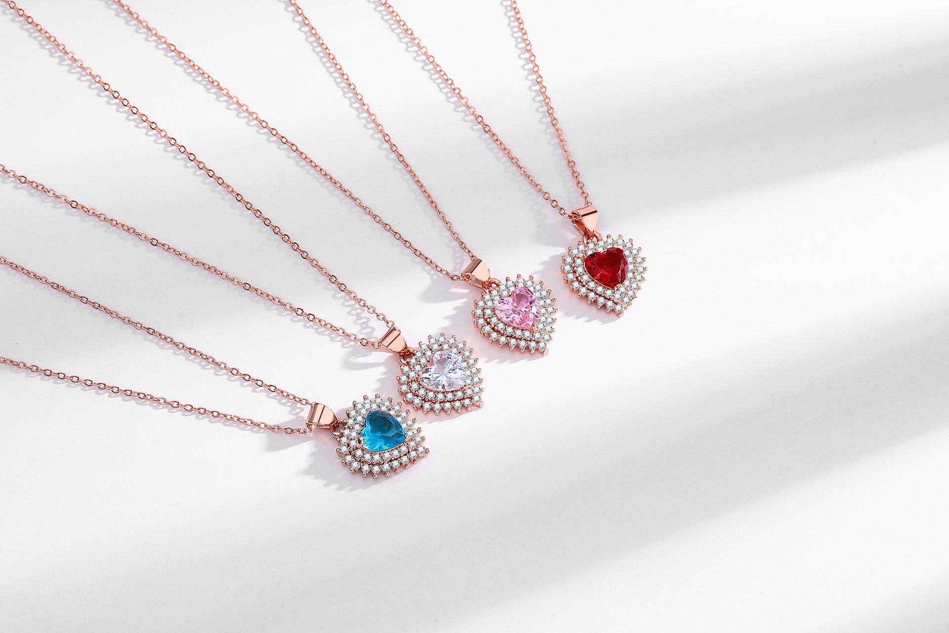 Wholesale Double Row Small Diamond Light Luxury Temperament Clavicle Necklaces ACC-NE-MeiLi002