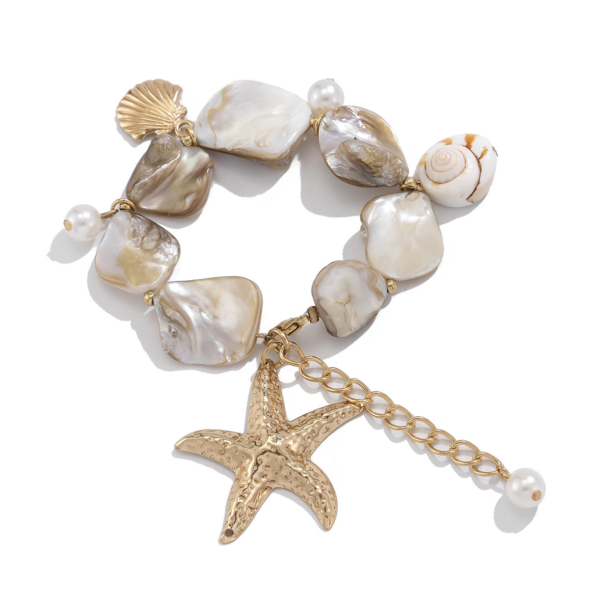 Wholesale  ocean wind shell starfish necklace