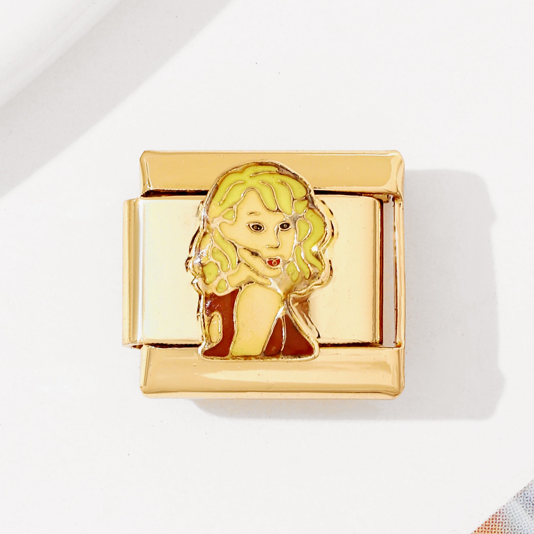 Wholesale  Italian Charm Bracelet 9mm DIY Star Sports  Creative Stainless Steel Composable Bracelet