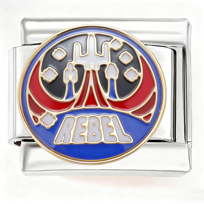 Wholesale  Italian Charm Bracelet 9mm DIY Cartoon Cowboy Creative Stainless Steel Composable Bracelet