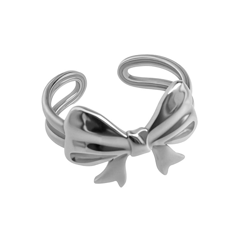 Wholesale titanium steel opening ring does not fade  ring