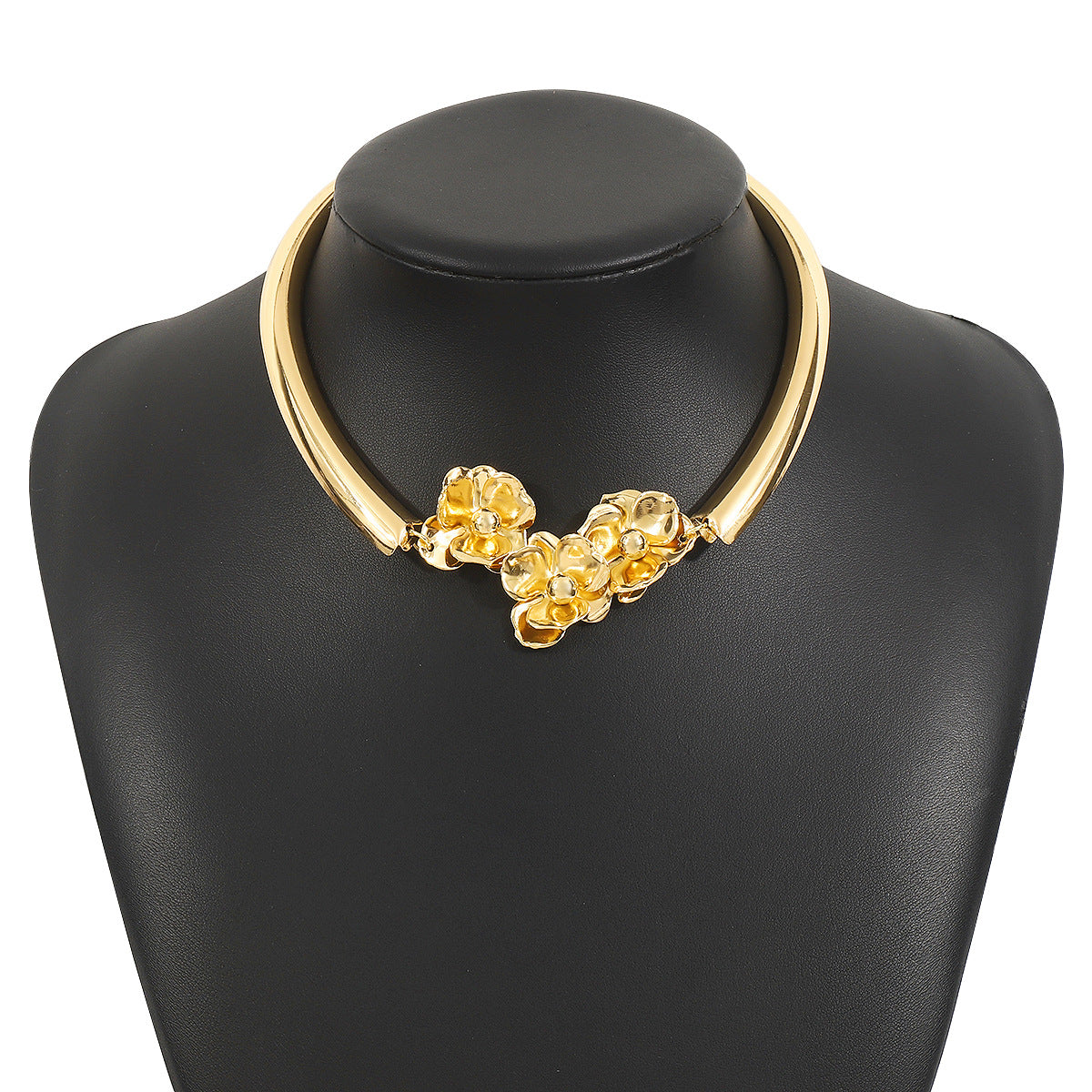 Wholesale Flower Earrings Fashion Retro All-match Metal Style Symmetrical Earrings