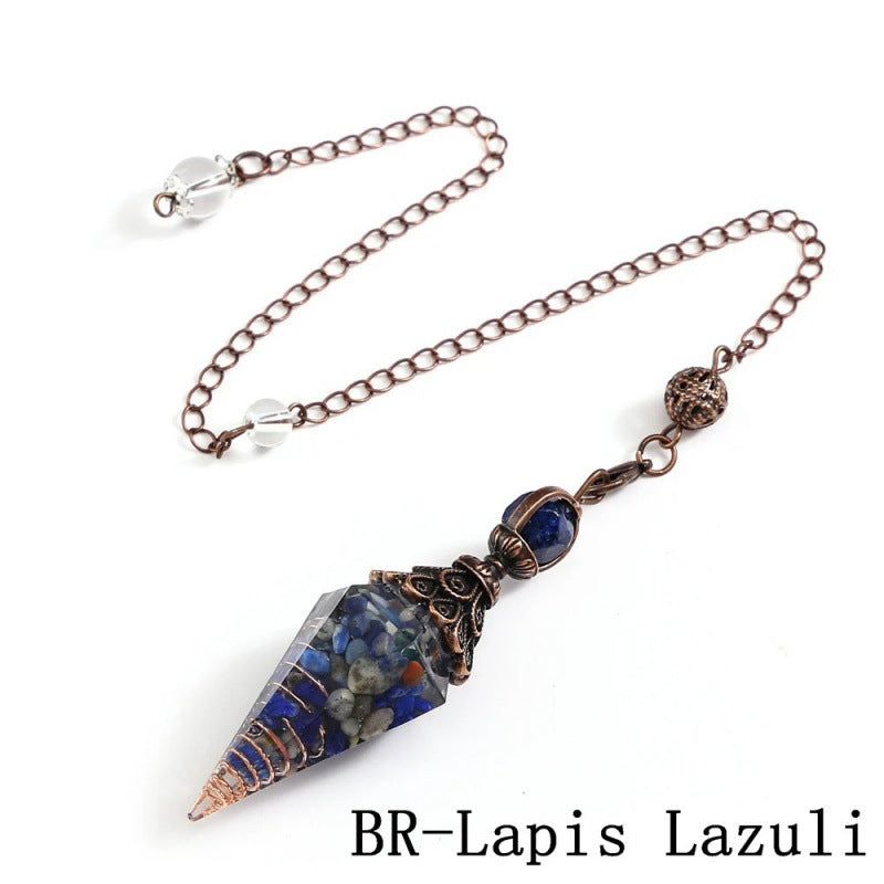 Wholesale Amethyst Crystal Hexagon Pendant Ancient Silver for DIY Jewelry Making Decorative Gift
