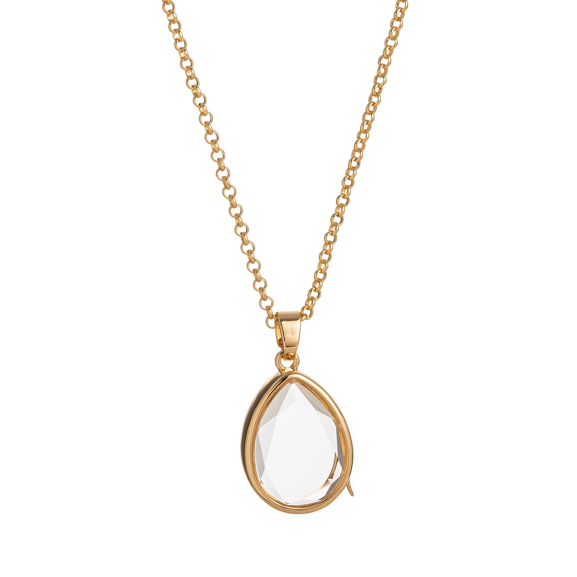 Wholesale Stylish Copper Heart Locket Necklace Gold Finish Trendy Fashion Accessory For Layering Jewelry