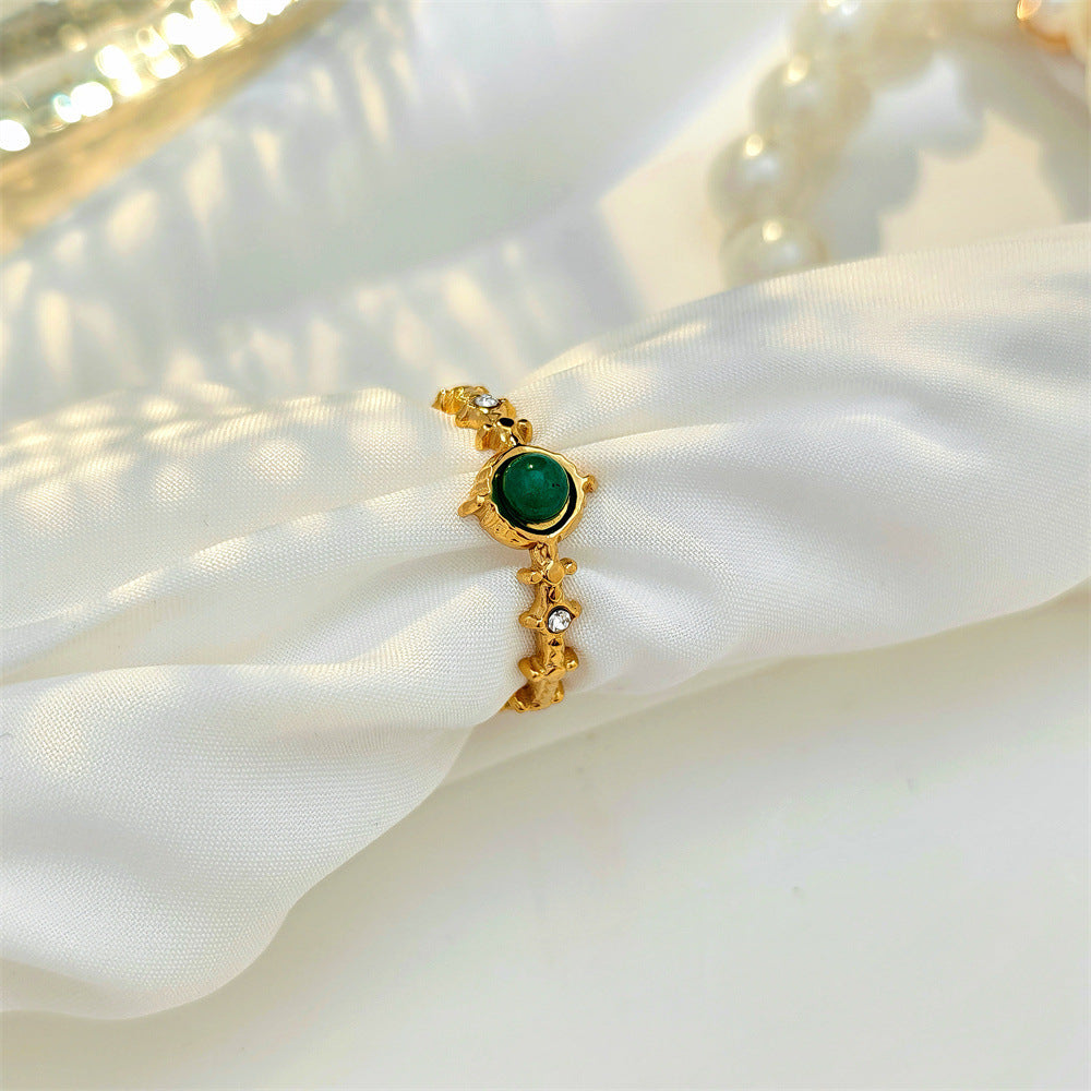 Wholesale Irregular Vintage Open Adjustable Ring Stainless Steel Rings ACC-RS-TaiMei002