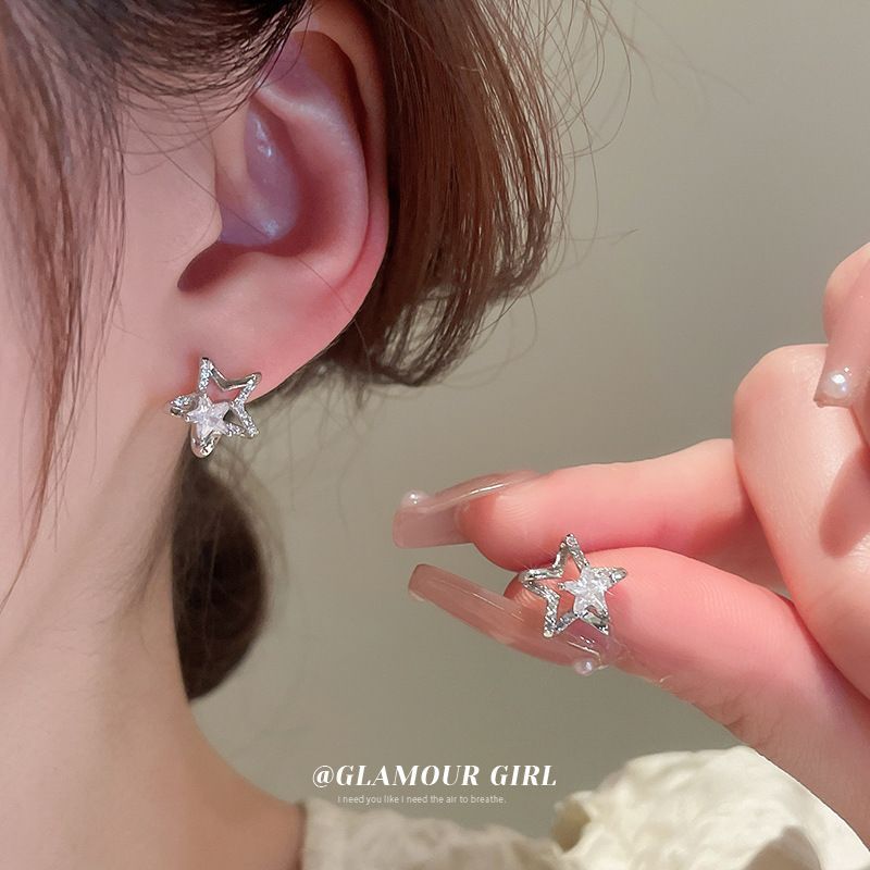 Wholesale French Vintage Camellia Flower Earrings Alloy Electroplated Jewelry Accessory