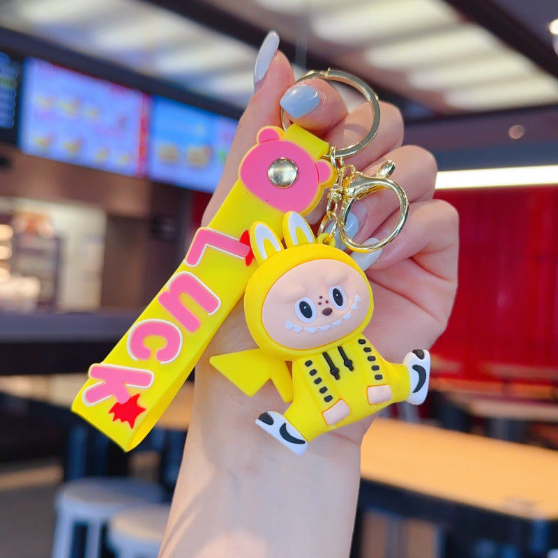 Wholesale Cute cartoon silicone keychain