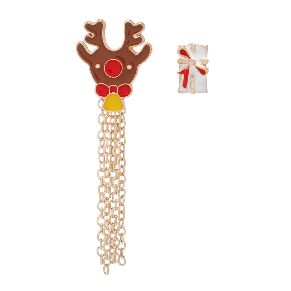 Wholesale Cartoon Christmas Elk Tassel Brooch ACC-BCH-DingZhou003