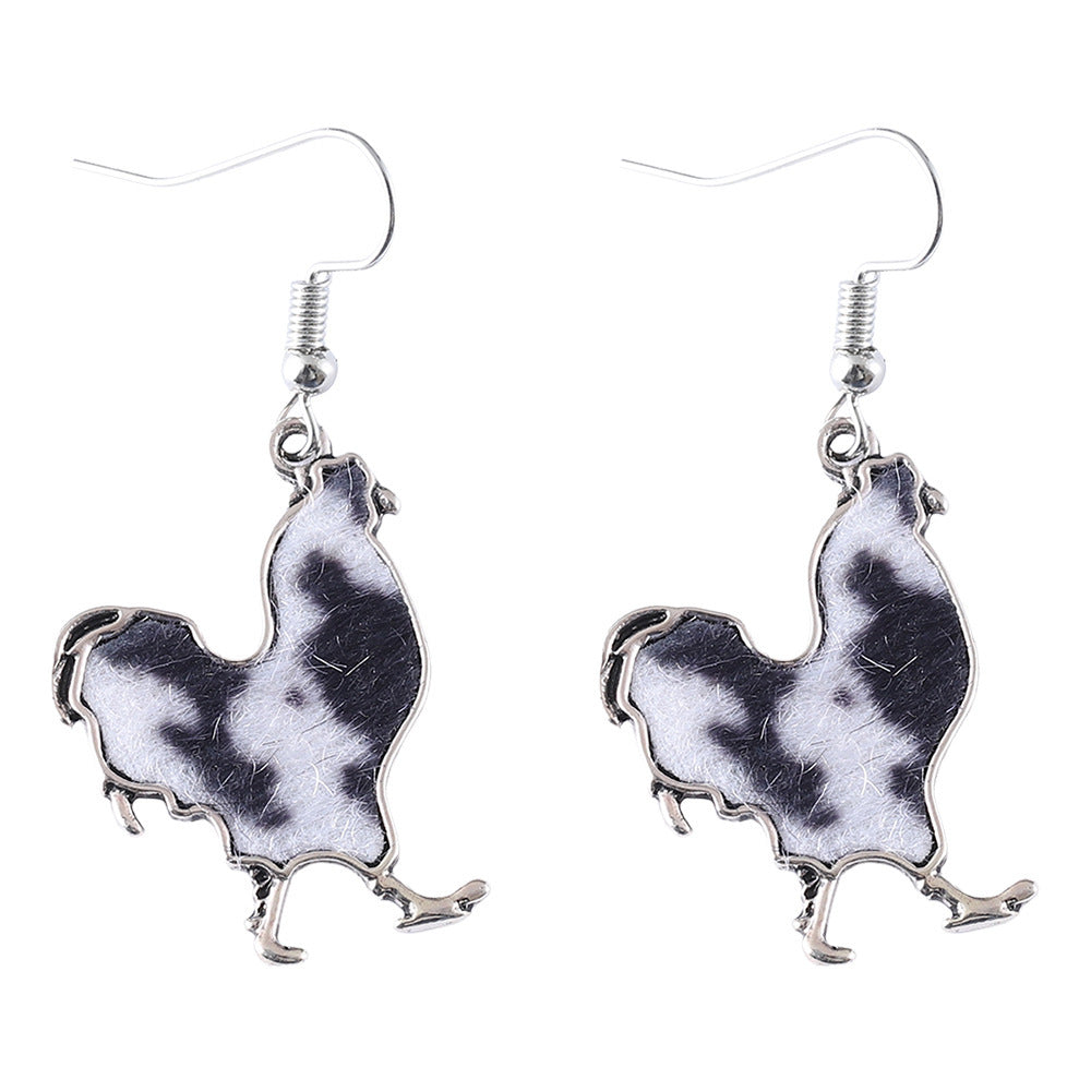 Wholesale Retro Big Cock Animal Earrings