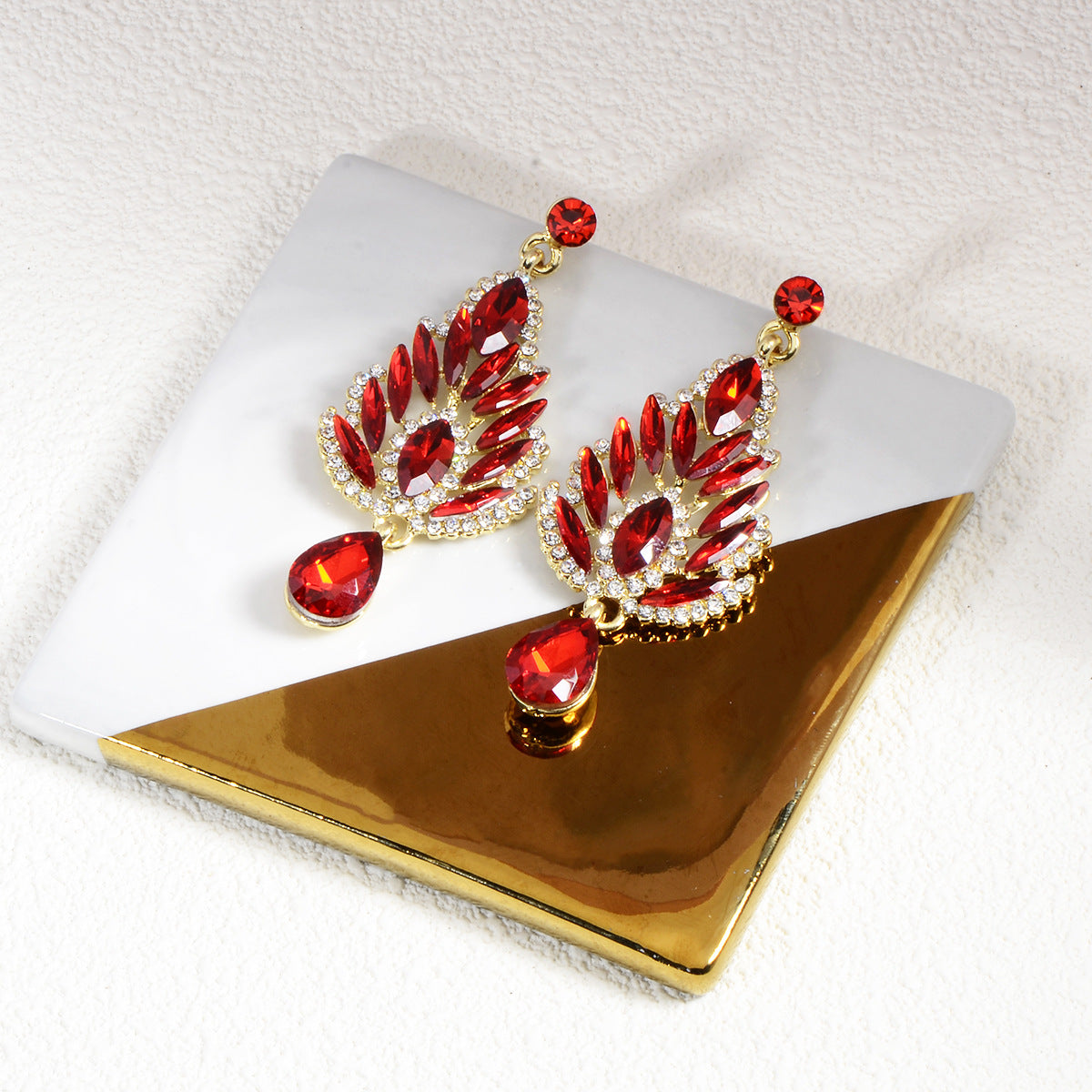 Wholesale Rhinestone Earrings Long Crystal Earrings Luxury Earrings ACC-ES-YiN003