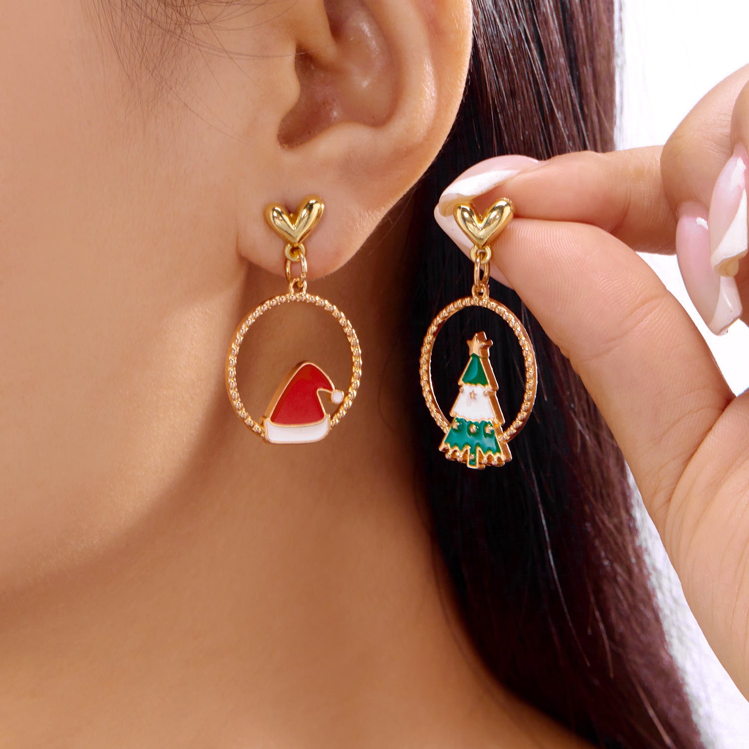 Wholesale Christmas bell earrings