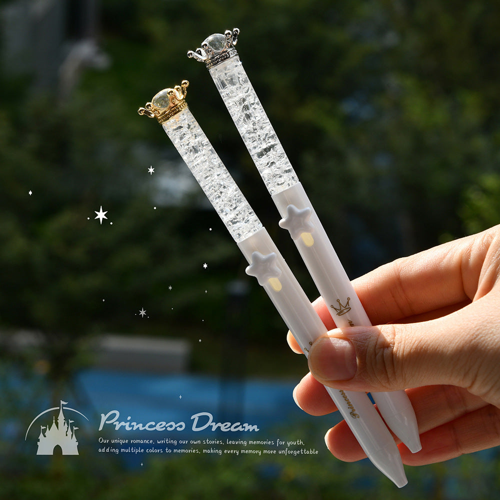 Wholesale Creative Ice Crack Press Gel Pen  Ballpoint Pen